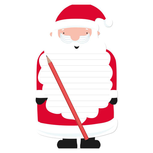 Picture of CHRISTMAS SANTA NOTEPAD